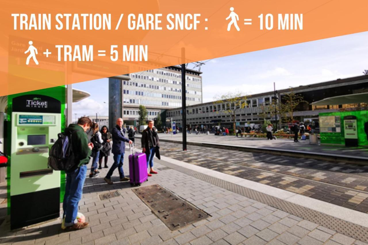 Gare / 2 Chambres / Appartistic Machines De L Ile / Wifi Fibre Nantes Esterno foto